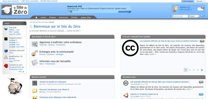 Le Site du Zéro - 2009